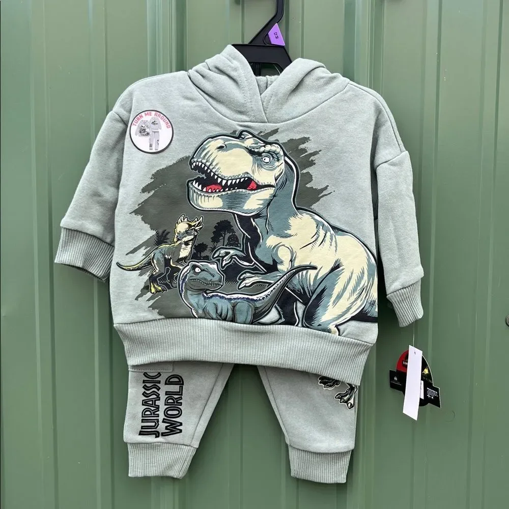 Baby Boys Graphic Hoodie & Jogger Pants 4, 2-Piece Sets Size 12M